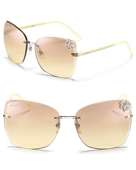 gucci butterfly eyeglasses|Gucci reflective sunglasses.